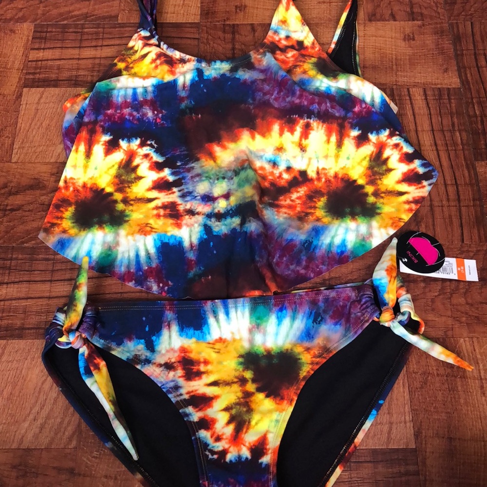 Tie die bathing suit